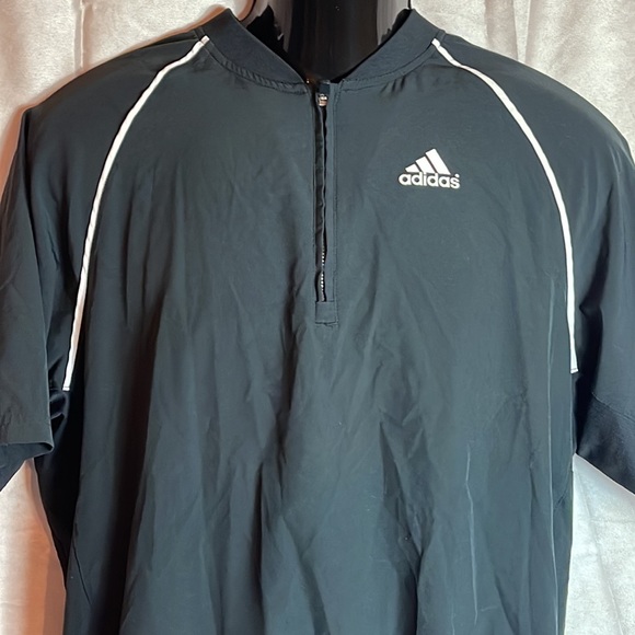 Men’s Adidas, short sleeve jacket, half zipper size small - Picture 2 of 6